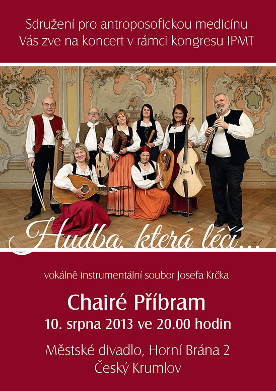 Pozvánka na koncert A3, digitální tisk